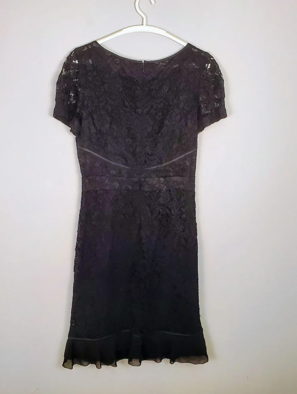 Tory Burch Women's Black Bovary Lace A Line Dress in Black Size 6